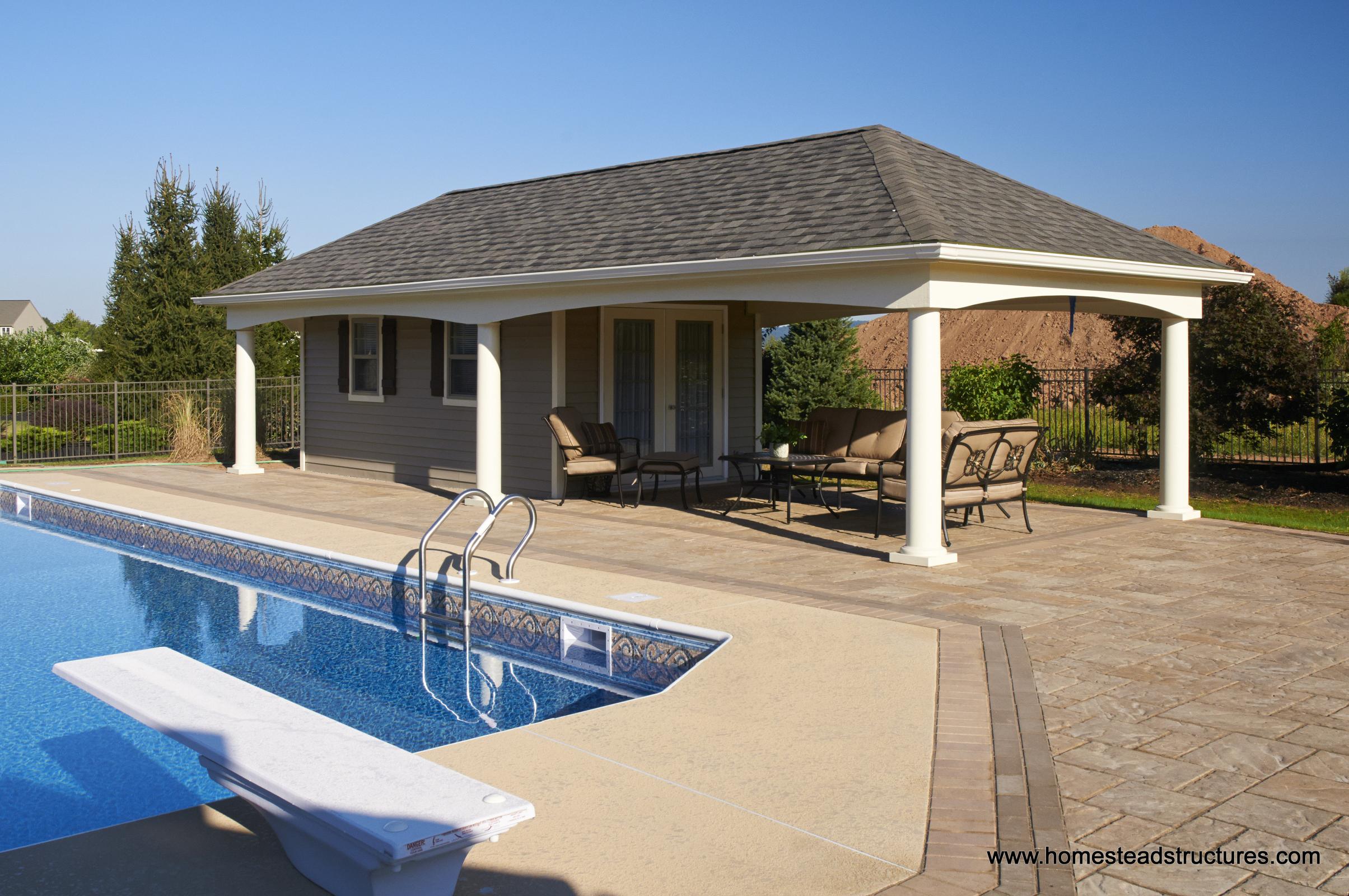 cost of building pool house